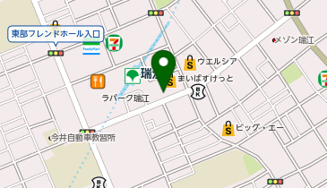 代々木個別指導学院 瑞江校の地図画像