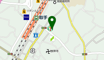 現論会 取手校の地図画像