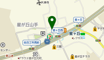 志望校ターゲットコース(ベネッセグループの東京個別・関西個別) 星ヶ丘教室の地図画像