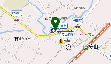 京進の大学受験TOPΣ 守山校【高校生と県立守山中学生対象】の地図画像