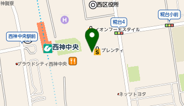 トライ式医学部予備校 西神中央駅前校の地図画像