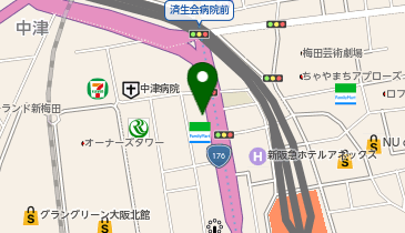 Z会の教室(関西圏) 梅田教室の地図画像