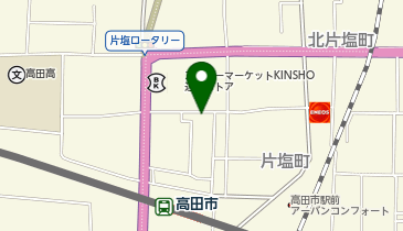 個別指導 学参 高田片塩校の地図画像