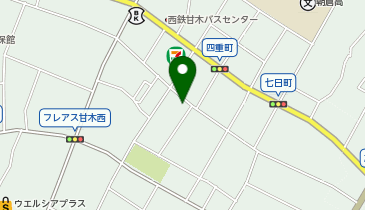 個別指導 学参 甘木校の地図画像