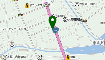 個別指導 学参 天草校の地図画像