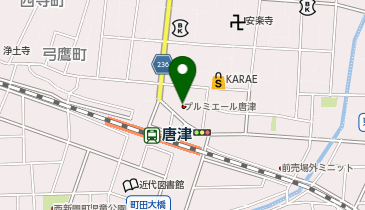 個別指導 学参 唐津校の地図画像