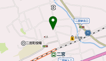 個別指導 学参 二宮校の地図画像