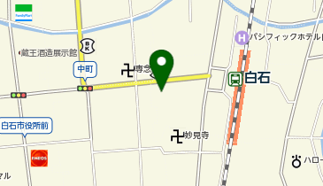 個別指導 学参 白石校の地図画像