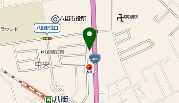 個別指導 学参 八街校の地図画像