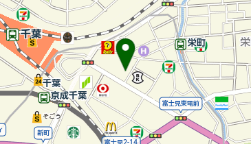 栄光ゼミナール 大学受験ナビオ 千葉校の地図画像