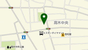 個別指導 学参 高木中央校の地図画像