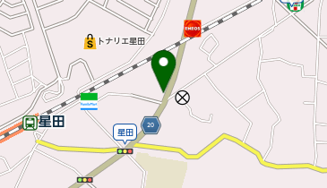 進学ゼミナール 星田校の地図画像