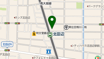 個別指導 コノ塾 北田辺校の地図画像
