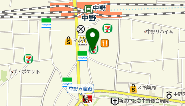 進学個別 atama+塾 中野校の地図画像