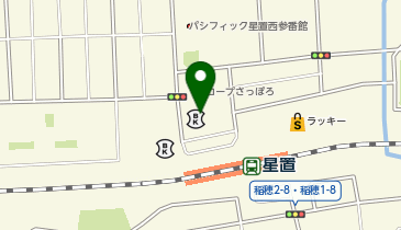 駿台Diverse 大学受験予備校WAM 星置駅前校の地図画像