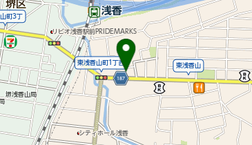 駿台Diverse 大学受験予備校WAM 浅香山校の地図画像