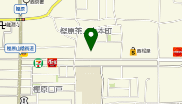 洛進パーソナル 樫原校の地図画像