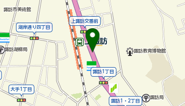 超個別指導塾まつがくatama+塾 上諏訪駅前校の地図画像