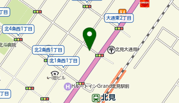 練成会【集団指導】 北見練成会 本校の地図画像