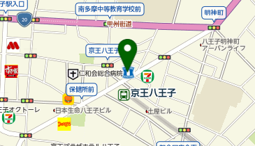 代々木個別指導学院 八王子校の地図画像