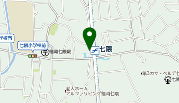 個別指導塾プラボ 七隈校の地図画像