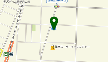 まんてんスクール 巻校の地図画像