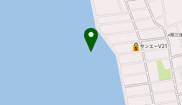 水釜ケーブル 嘉手納町水釜エリアの地図画像