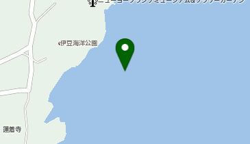 かけあがり-砂地漁礁 伊豆海洋公園エリアの地図画像