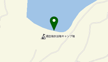 B.浦田ビーチ 種子島エリアの地図画像