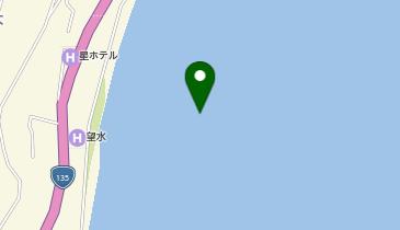 温泉 北川エリアの地図画像