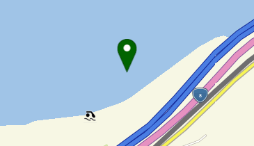 マリンサービス前ビーチ 親不知エリアの地図画像