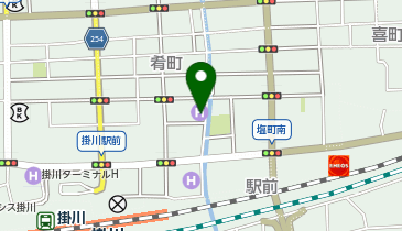CHARGESPOT(チャージスポット)居酒屋 掛川ダルマ商店の地図画像
