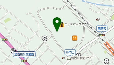 CHARGESPOT(チャージスポット)釆なりうどん きらく 加古川店の地図画像