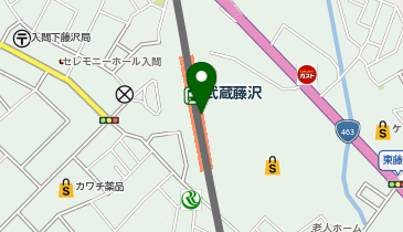 CHARGESPOT(チャージスポット)西武鉄道 武蔵藤沢駅の地図画像