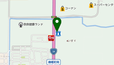 CHARGESPOT(チャージスポット)ローソン S天理嘉幡町店の地図画像