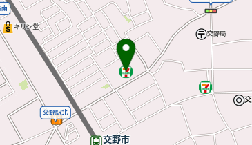 CHARGESPOT(チャージスポット)セブン-イレブン 交野私部4丁目店の地図画像