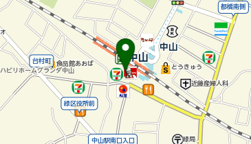 CHARGESPOT(チャージスポット)ファミリーマート 中山駅南口店の地図画像