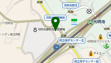 CHARGESPOT(チャージスポット)しゃぶ葉 光明池の地図画像