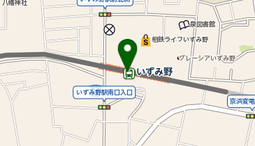 CHARGESPOT(チャージスポット)相鉄いずみ野線 いずみ野駅の地図画像