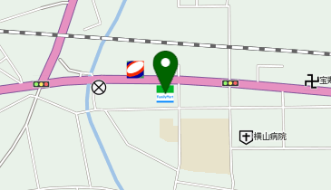 CHARGESPOT(チャージスポット)ファミリーマート 西条小松新屋敷店の地図画像