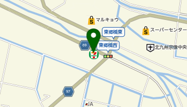 CHARGESPOT(チャージスポット)セブン-イレブン 宗像東郷橋店の地図画像
