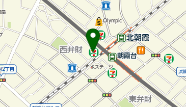 CHARGESPOT(チャージスポット)セブン-イレブン 朝霞台駅西店の地図画像