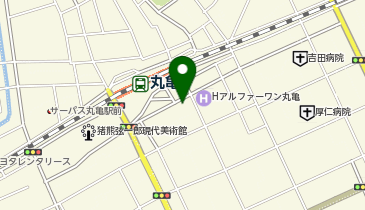 CHARGESPOT(チャージスポット)chocoZAP 丸亀駅前の地図画像