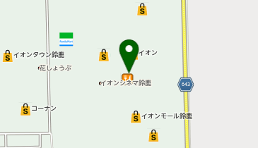 CHARGESPOT(チャージスポット)ドコモショップ イオンモール鈴鹿店の地図画像