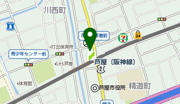 CHARGESPOT(チャージスポット)chocoZAP 阪神芦屋の地図画像