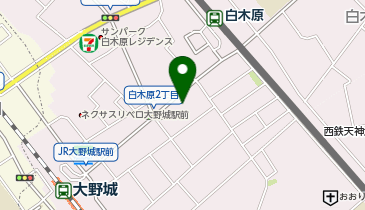 CHARGESPOT(チャージスポット)chocoZAP 白木原西口の地図画像