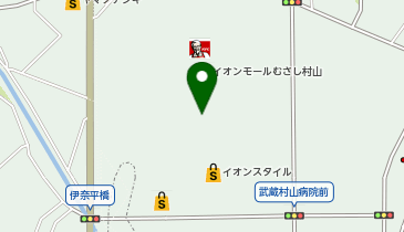 CHARGESPOT(チャージスポット)WEGO イオンモールむさし村山店の地図画像