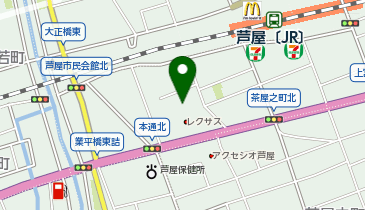 CHARGESPOT(チャージスポット)セブン-イレブン JR芦屋駅前店の地図画像
