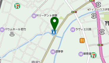 CHARGESPOT(チャージスポット)ローソン 伊東中央店の地図画像