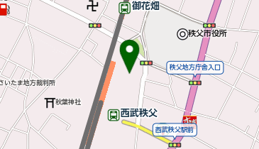CHARGESPOT(チャージスポット)西武秩父駅前温泉 祭の湯の地図画像